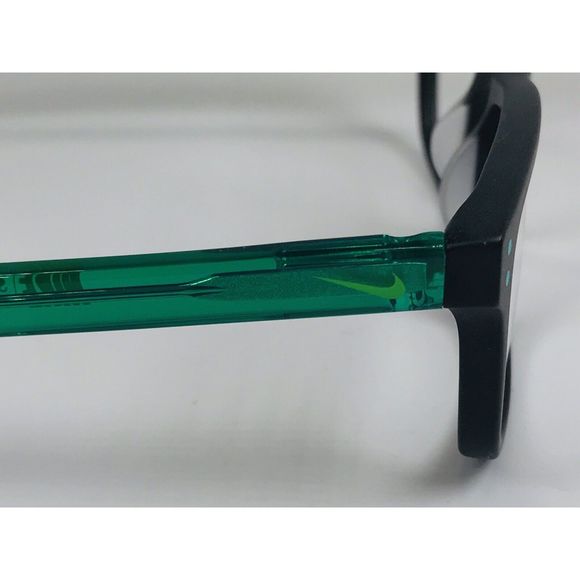 New KIDS NIKE 5536 001 Black & Neptune Green Eyeglasses 46mm with Nike Case
